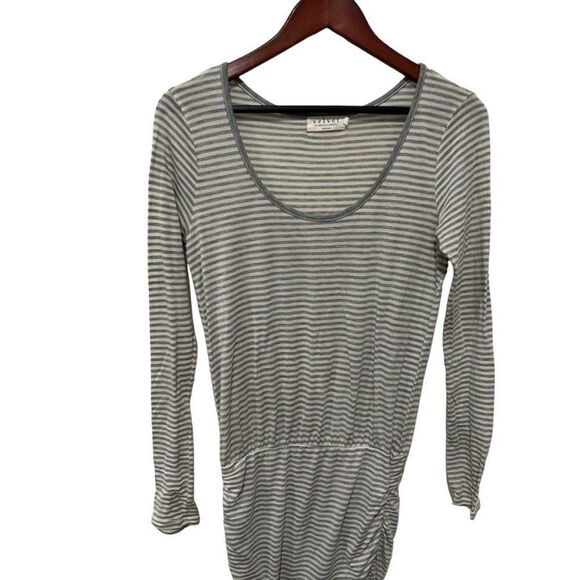 Velvet by Graham & Spencer Drop Waist Long Sleeve Super Soft Knee-Length Dress S - Picture 4 of 11